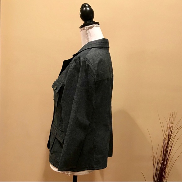 Attention Dark Denim Blazer - Picture 5 of 7